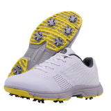 THESTRON Men Golf Shoes Waterproof Casual White 7