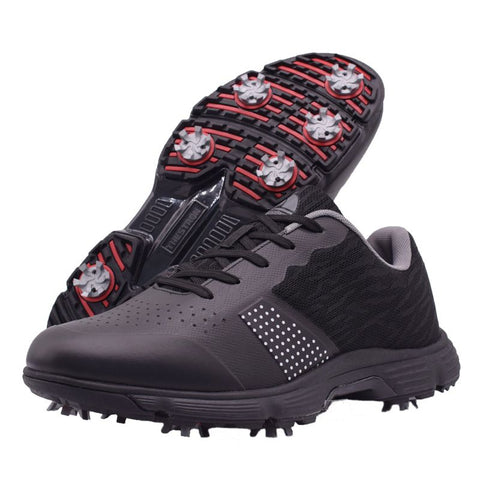 THESTRON Men Golf Shoes Waterproof Casual Black 9 In Australia - Darrahopens