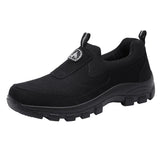 Men Slip On Hiking Shoes Waterproof Low Top Brown 43 In Australia - Darrahopens
