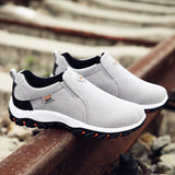 New Code Men Hiking Shoes Rubber Sole Low Top Gray 40 In Australia - Darrahopens