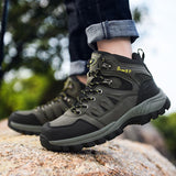Men Hiking Shoes Minsi Xiusi Mid Top Anti Slip WN-9903-1 khaki 38 In Australia - Darrahopens