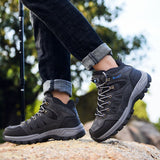 Men Hiking Shoes Minsi Xiusi Mid Top Anti Slip WN-9903-1 Army Green 36 In Australia - Darrahopens