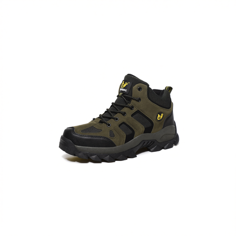 QIFENG Mens High Top Hiking Shoes Anti Slip Rubber Sole Army Green 39 In Australia - Darrahopens