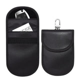 Chen Fu Shunyu Signal Shielding Bag Phone Car Key Zipper Black 14*10 cm