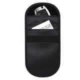 Chen Fu Shunyu Signal Shielding Bag Phone Car Key Zipper Black 12*9 cm