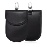 Chen Fu Shunyu Signal Shielding Bag Phone Car Key Zipper Black 12*9 cm