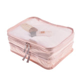 Travel Storage Hanging Bag Polyester Home BS8004 navy blue Single-layer SML three-piece set