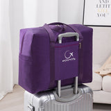 Travel Bag Storage Organizer Waterproof Oxford Cloth Purple Medium In Australia - Darrahopens