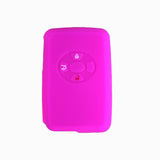 Silicone Key Case For Toyota Corolla 3 Button Red