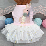 Pet Skirt Odd Pet Cloth Casual Dog Clothes White XS
