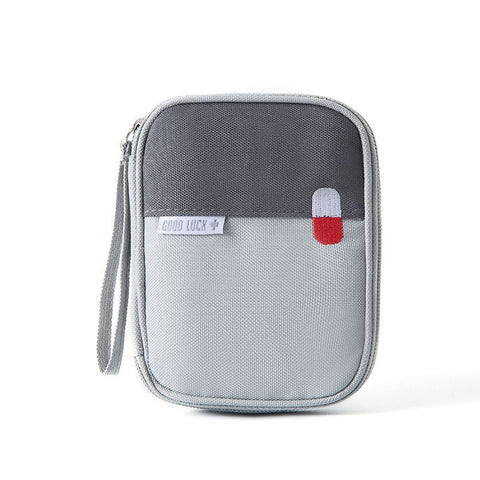 Bag points First Aid Kit Travel Storage Bag A-701 Small Gray