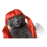 Pet Wig Halloween Costume Orange