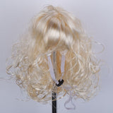 Pet Wig Silver Long Curly Hair