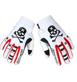 fistplast Motorcycle Gloves Full Finger Breathable. White