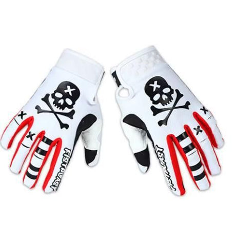 fistplast Motorcycle Gloves Full Finger Breathable. White