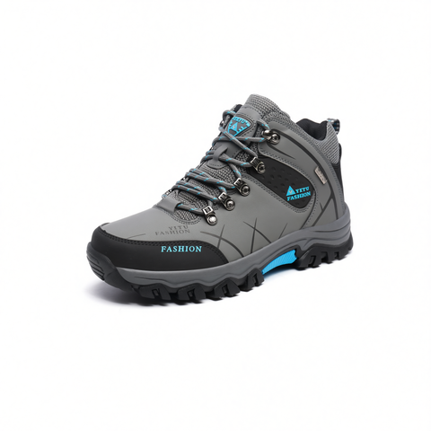 Men Hiking Shoes Waterproof High Top Size 47 8528 gray high-top cotton shoes 45