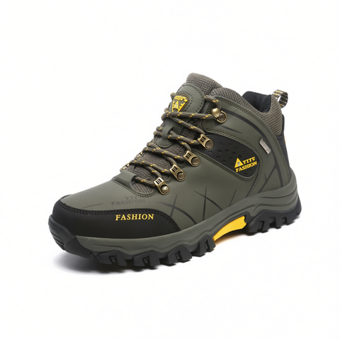 Men Hiking Shoes Waterproof High Top Size 47 8528 Army Green High-Top Cotton Shoes 39 In Australia - Darrahopens