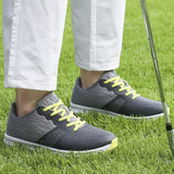 THESTRON Mens Golf Shoes Waterproof Non Slip gray green US 6.5-EUR 39 In Australia - Darrahopens