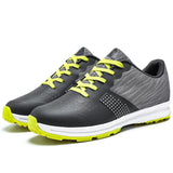 THESTRON Mens Golf Shoes Waterproof Non Slip gray green US 9-EUR 43 In Australia - Darrahopens