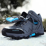 Men Hiking Shoes High Top Warm Winter 8528. Note. 8528 Black 40