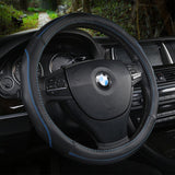 Li Xiao Car Steering Wheel Cover 38cm Cowhide Black Red Black Cafe In Australia - Darrahopens