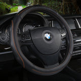 Li Xiao Car Steering Wheel Cover 38cm Cowhide Black Red Black Blue