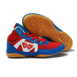 Children Wrestling Shoes New Code High Top Training Red 201847 33