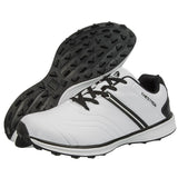 THESTRON Men's Waterproof Golf Shoes Microfiber Upper White US 9 (EUR 42)
