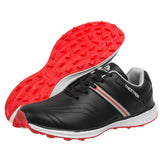 THESTRON Men's Waterproof Golf Shoes Microfiber Upper White US 10 (EUR 43.5)