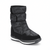 Phibee Kids Snow Boots Anti-Slip Warm M904 black camouflage 35 In Australia - Darrahopens