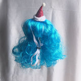 Pet Dog Cat Wool Wig Blue Wave Christmas In Australia - Darrahopens