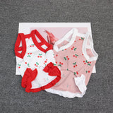 Pet Clothing Odd Pet Cherry Cat Dog Vest Cherry Small Sling Pink XXL In Australia - Darrahopens
