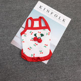 Pet Clothing Odd Pet Cherry Cat Dog Vest Cherry Small Sling Pink XXL
