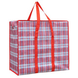 Woven Storage Bag PP Multipurpose Moving Clothes Black Extra Large