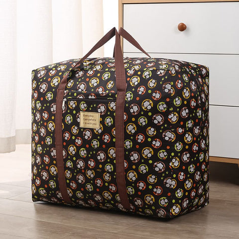 Oxford Cloth Travel Storage Bag Waterproof Fold. Naughty little monkey Medium 42X32X17cm