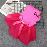Dog Skirt Princess Pet Clothing Odd Pet Princess Yarn Skirt L