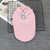 Pet Cat Dog Clothes Odd Pet Elastic Vest Flying Bear Dreams-Pink XS