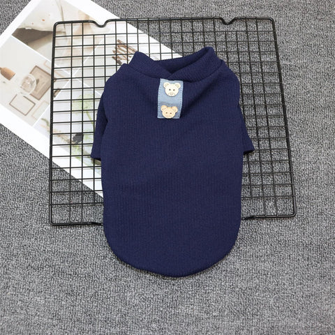 Pet Cat Dog Clothes Odd Pet Elastic Vest Flying Bear Dreams-Navy Blue XS In Australia - Darrahopens