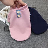 Pet Cat Dog Clothes Odd Pet Elastic Vest Flying Bear Dreams-Navy Blue XS In Australia - Darrahopens