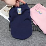 Pet Cat Dog Clothes Odd Pet Elastic Vest Flying Bear Dreams-Navy Blue XS