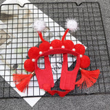 Odd Pet Cat Dog Beijing Opera Hat Non-Woven Fabric In Australia - Darrahopens