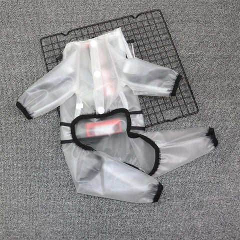 Dog Raincoat Odd Pet Waterproof PU Small Medium Frosted Raincoat XS In Australia - Darrahopens