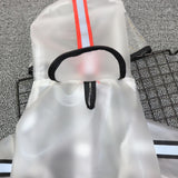 Dog Raincoat Odd Pet Waterproof PU Small Medium Frosted Raincoat