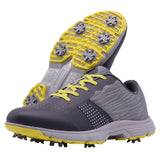 THESTRON Men Golf Shoes Waterproof Casual gray green 10