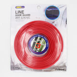 Car Bumper Strip Universal Rubber Door Guard 5.6m Red 5.6 m