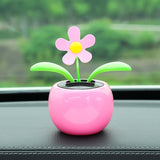 Tang Yi Solar Car Decoration Sunflower Pink In Australia - Darrahopens