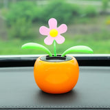 Tang Yi Solar Car Decoration Sunflower Orange In Australia - Darrahopens