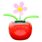 Tang Yi Solar Car Decoration Sunflower Sunflower [Blue + Orange + pink]]