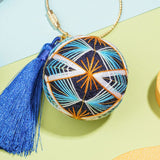 Fun Resin Keychain Blue and White Modern Style W278 [Midsummer Night] Keychain In Australia - Darrahopens