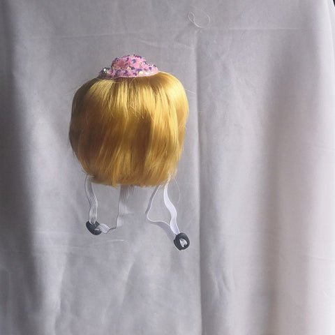 Pet Dog Cat Wig Gold Short Hair In Australia - Darrahopens